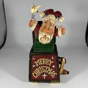 David Frykman Portfolio 2003  Santa-In-the-Box Christmas Figurine DF2707 Coyne's